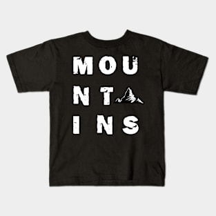 Mountains lovers Kids T-Shirt